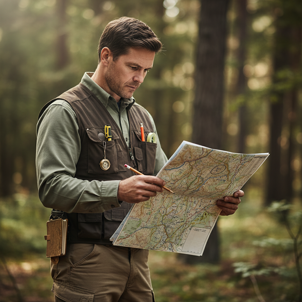 Especialista RISKFOREST analizando terreno